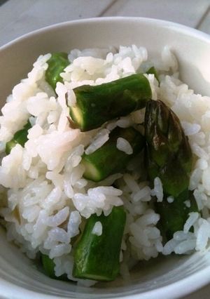 アスパラご飯　バター醤油味-レシピのメイン写真