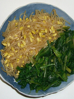 大豆もやしとほうれん草のナムル-レシピのメイン写真