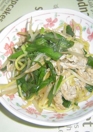 もやしとニラの中華焼きそば-レシピのメイン写真