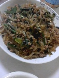 ひき肉と春雨の炒め物-レシピのメイン写真