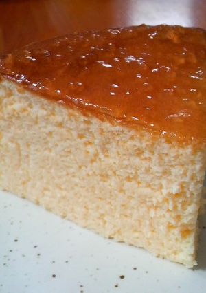 ベビーチーズでスフレチーズケーキ-レシピのメイン写真