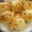 袋でコネコネ・カフェオレクリームくまパン