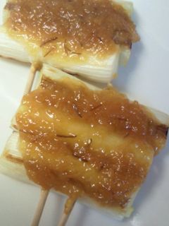 お弁当に☆白ネギの味噌焼き-レシピのメイン写真