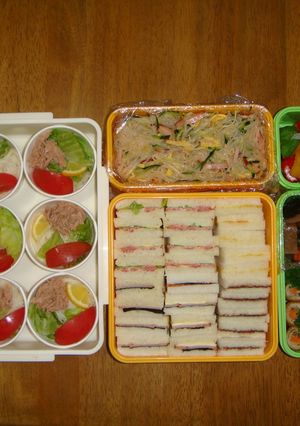 暑〜い運動会★そうめん弁当★に決まり〜！-レシピのメイン写真