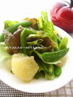 サニーレタスとグレフルのバルサミコサラダ-レシピのメイン写真