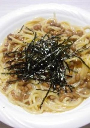 混ぜるだけ！納豆チーズスープパスタ☆-レシピのメイン写真