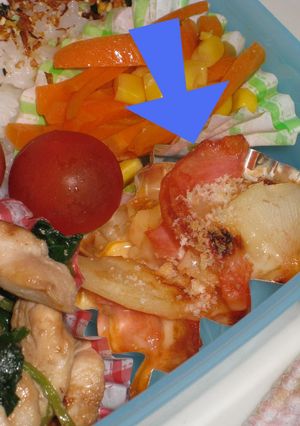 お弁当に★超簡単なポテトのチーズ焼き-レシピのメイン写真