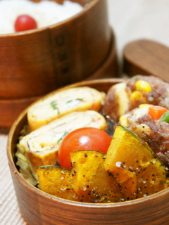 お弁当に♪シンプルかぼちゃ-レシピのメイン写真