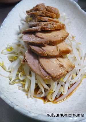 ラーメン屋さんっぽく♪もやしチャーシュー-レシピのメイン写真
