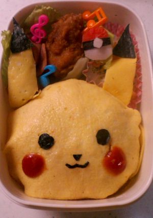 キャラ弁＊ピカチュウのオムライス弁当♪-レシピのメイン写真