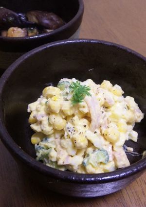 簡単旨☆たまコーンサラダ-レシピのメイン写真