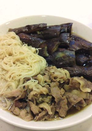 町の食堂母ちゃんのナスと素麺の旨煮♪-レシピのメイン写真