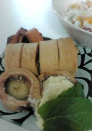 食パンでロールバナナ-レシピのメイン写真