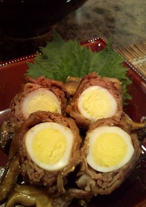 うずら卵の牛肉巻き♪-レシピのメイン写真