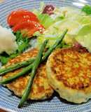 鶏ひきdeヘルシー豆腐ハンバーグ☆