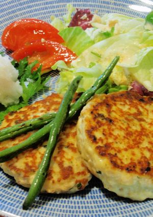 鶏ひきdeヘルシー豆腐ハンバーグ☆-レシピのメイン写真