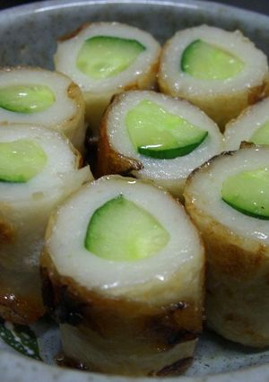 竹輪ときゅうりのゴマ油炒め-レシピのメイン写真