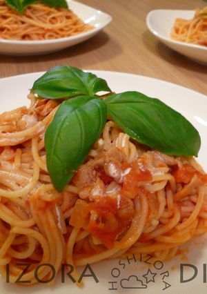 豚バラと☆トマトクリームパスタ-レシピのメイン写真