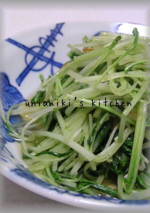 水菜のにんにく炒め-レシピのメイン写真