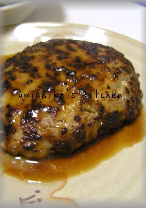 手切りミンチの和風ハンバーグ-レシピのメイン写真