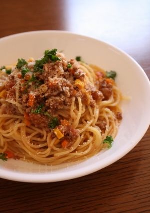 ☆野菜ジュースたっぷりミートソース☆-レシピのメイン写真