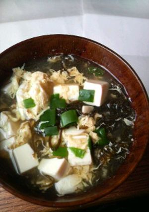 我が家の味噌汁 ①もずくの味噌汁-レシピのメイン写真