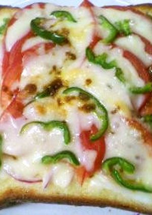 野菜たっぷり❤トマトチーズトースト-レシピのメイン写真