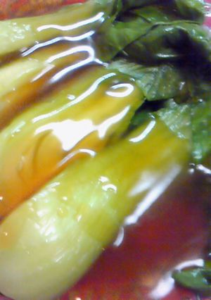 青梗菜のオイスターソースあんかけ♪-レシピのメイン写真