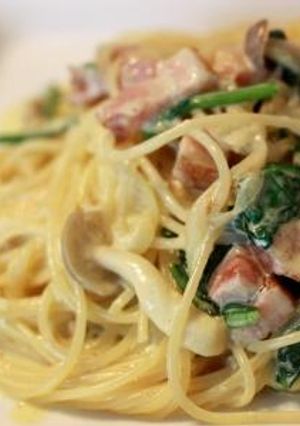 野菜たっぷりカルボナーラ-レシピのメイン写真