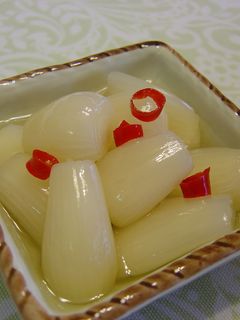 甘さ控えめらっきょうの甘酢漬け-レシピのメイン写真