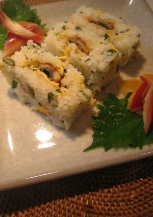 さっぱり夏味♪鰻入りの香りずし-レシピのメイン写真