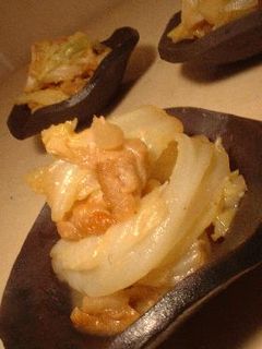 キャベツと鶏皮炒め。-レシピのメイン写真