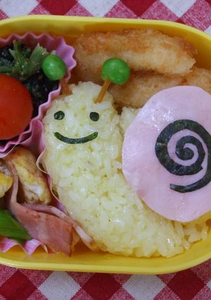 かたつむり弁当【キャラ弁】-レシピのメイン写真