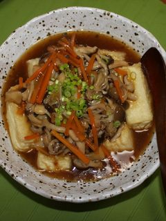 きのこのあんかけ揚げ出し豆腐-レシピのメイン写真