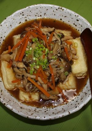 きのこのあんかけ揚げ出し豆腐-レシピのメイン写真