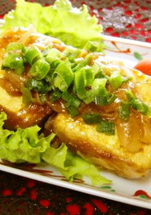 濃厚✿豆腐の玉葱ソースステーキ-レシピのメイン写真