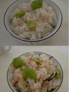そらまめご飯★2種-レシピのメイン写真