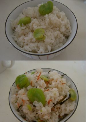 そらまめご飯★２種-レシピのメイン写真