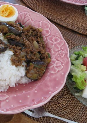 簡単★なすとピーマンのドライカレー-レシピのメイン写真