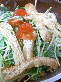 簡単☆水菜のサラダ-レシピのメイン写真
