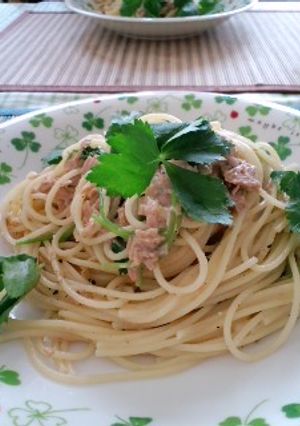 ☆三つ葉deツナパスタ☆-レシピのメイン写真
