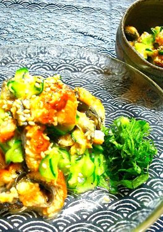 鰻ときゅうりの＊簡単変わり「うざく」＊-レシピのメイン写真