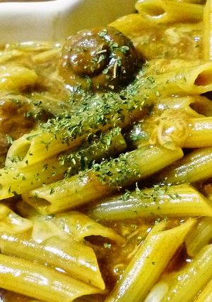 余ったビーフシューでチーズデミペンネ-レシピのメイン写真