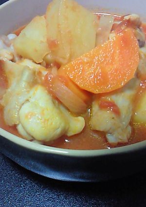 鶏肉トマト煮込み-レシピのメイン写真