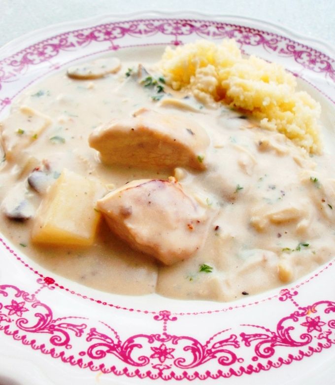 クリームマッシュルームスープ缶のチキン煮-レシピのメイン写真