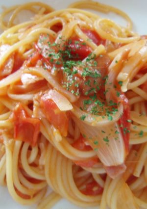 ごめんねトマト、でパスタ-レシピのメイン写真