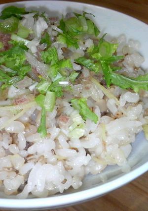 『玄米生姜ご飯』-レシピのメイン写真