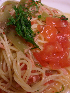 ツナとトマトの冷製パスタ-レシピのメイン写真