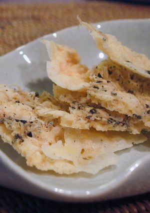 ＊おつまみにいかが♪チーズ煎餅＊-レシピのメイン写真
