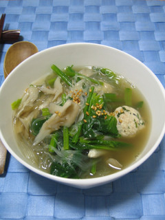 鶏団子スープ-レシピのメイン写真